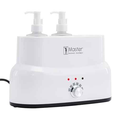 Master Massage Three Bottles Oil, Lotion, Cream Warmer Heater Salon Spa Body Therapy