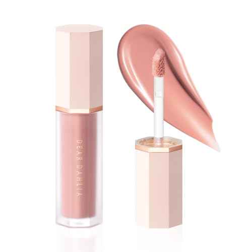 DEARDAHLIA Petal Drop Blush (Barely) - Vegan Weightless Liquid Blush with Long-lasting Pigment, Buildable and Skincare-Infused Fomula. Natural Flush, and Dewy Finish. Korean Makeup for Cheeks. 0.14 oz