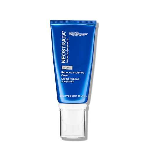 NEOSTRATA Rebound Sculpting Cream, Multi-Action Lifting Moisturizer, With Glycolic Acid, Peptides, and AHA/PHA Blend, Hydrating, Non-comedogenic, 1.7 oz