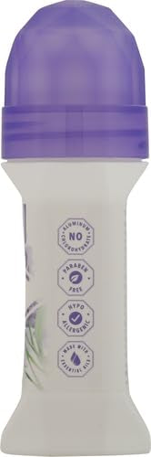 Crystal Mineral Deodorant Roll-On, Lavender & White Tea, Purple, 2.25 Fl Oz