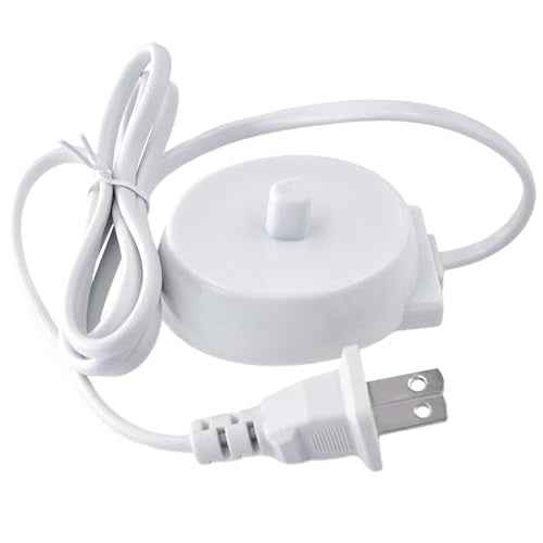 Charger Replacement Fit for Oral B Electric Toothbrush IO Series 3 4 5 6, 3757, Inductive Charging Base Portable Waterproof Power Cord