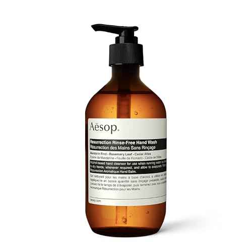 Aesop Resurrection Rinse-Free Hand Wash | Cleanse and Hydrate Without Water | Alcohol Based Formulation | 16.9 oz