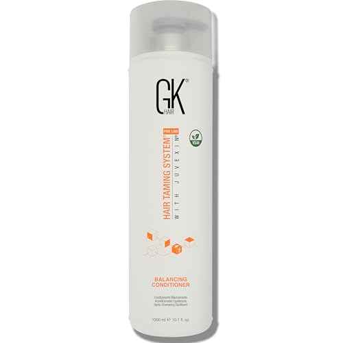 GK HAIR Global Keratin Balancing Conditioner (33.8 Fl Oz/1000ml) For Oily & Color Treated Hair Daily Use After Shampoo Conditioning Deep Cleanser & Impurities Remover Restores pH Levels