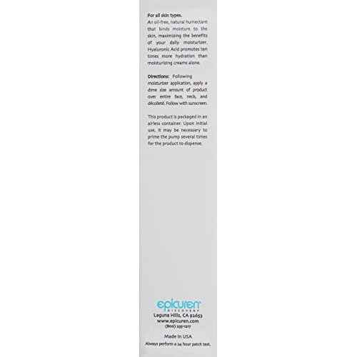 epicuren DISCOVERY Moisture Surge Hyaluronic Acid Gel, 1 Fl Oz (Pack of 1)
