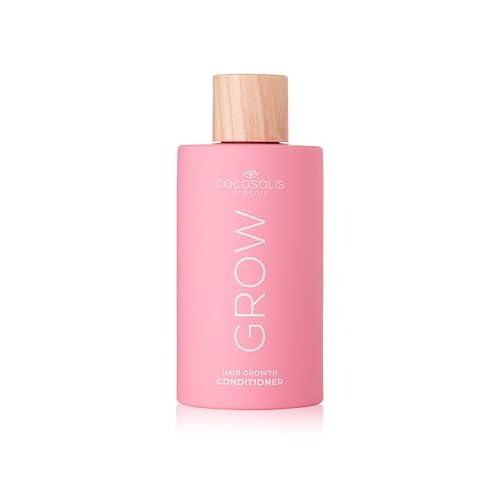 COCOSOLIS GROW Hair Growth Conditioner | Fast Hair Growth & Anti-Aging Moisture Treatment | Strengthens Follicles | For Dry, Curly & Thin Hair | With Vitamin E & Kerascalp | Vegan Hair Care