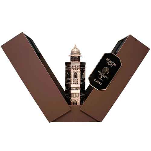 Lattafa Niche Emarati Mughal Fort ? Spicy, Woody, Gourmand, Amber ? Eau de Parfum for Everyone, 3.4 Ounce / 100 ml