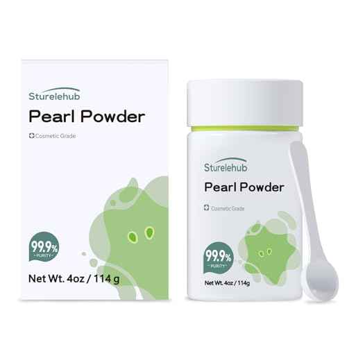 Pearl Powder Organic, for Face, 4OZ / 114g 99.9% Purity, Cosmetic Grade, For DIY Mask, Cream And Lotion, Organic Pearl Powder For Homemade Cosmetics