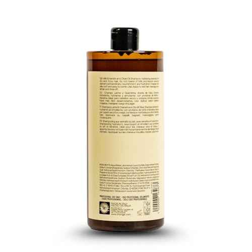 LINANGE Hydranourish Shampoo with Milk, Keratin, and Olive Oil - Hydrating and Nourishing Shampoo for Dry and Frizzy Hair, 965ml / 32.6 oz.