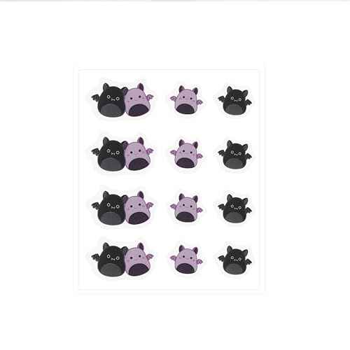 TONYMOLY x Squishmallows Halloween Emily + Zumirez the Bat Blemish Patches ? Hydrocolloid Acne Spot Treatment with Salicylic Acid ? Cute K-Beauty Pimple Patches ? 24 Count