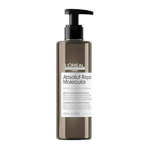L'Or?al Professionnel Paris Absolut Repair Molecular Rinse Off Hair Serum - Deep Conditioning Treatment For All Damaged Hair Types, Repairs Damage & Restores Strength