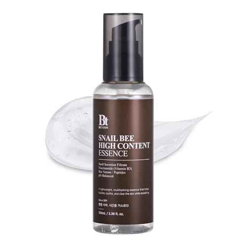 BENTON Snail Bee High Content Essence 100ml (3.38 fl oz.) - Snail Mucin Essence with Niacinamide & Bee Venom | Korean Skin Care Face Moisturizer For Women & Men with Combination, Oily Skin