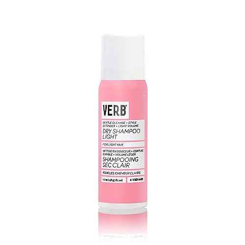 VERB Dry Shampoo Light - Refresh, Absorb Oils + Extends Styles - Refreshing Dry Shampoo Spray for Light Tones - Vegan, No Parabens or Harmful Sulfates