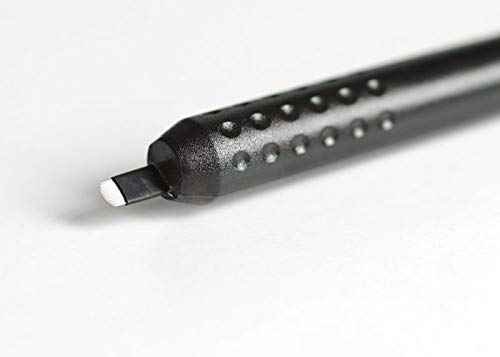 Mellie Microblading PACK OF 5 - U18 .18mm Disposable Microblading Pen with Pigment Sponge For Professionals Supplies