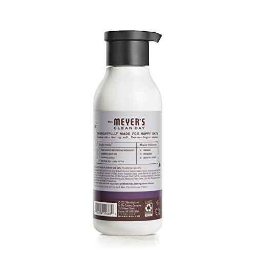 MRS. MEYER'S CLEAN DAY Body Lotion for Dry Skin, Non-Greasy Moisturizer Made with Essential Oils, Lavender, 16 fl. oz - Pack of 3