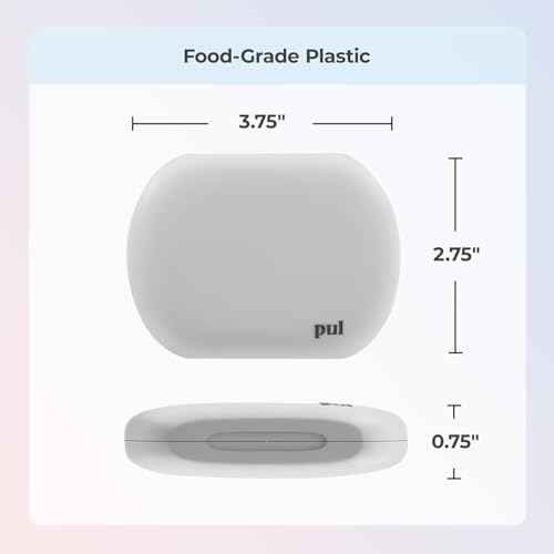 PUL Clear Aligner & Retainer Case ? for Invisalign, Partial Dentures, Mouth & Night Guards, PUL Removal Tool, Dental Removables ? Plastic Holder w/Secure Magnet Closure, Sleek & Slim Design ? Purple