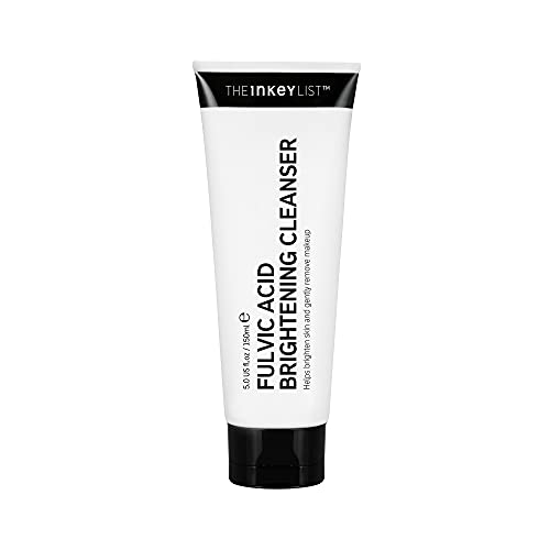 The INKEY List Fulvic Acid Brightening Cleanser 5 Fl Oz, Removes Makeup, For a Healthy Looking Complexion, Fragrance Free, Suitable For All Skin Types