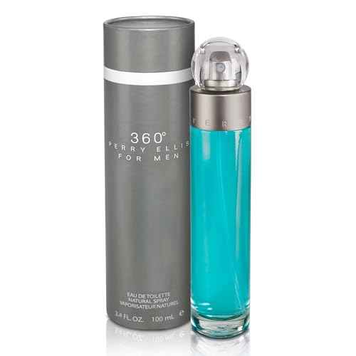 Perry Ellis 360¡Æ Eau De Toilette Spray for Men - Mens Cologne, Long Lasting Perfume, EDT, Fragrance with Notes of Bergamot, Juniper & Musk - 3.4 fl oz (100 mL)