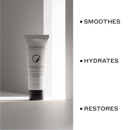 Zenagen Creme De La Zen Hydrating Cream | Anti Aging Repair Cream, Ultra Restorative Formula, 3.4 Fl Oz