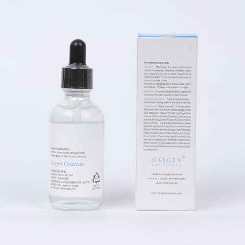 OxygenCeuticals Phyto Gel ? Brightening & Soothing Korean Gel Serum with Niacinamide, Sodium Hyaluronate, Centella Root Extracts, Functional Radiance Suitable for Sensitive Skin. 2 fl.oz (60ml)