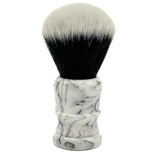 Parker Arctic Storm Ultra-Soft Synthetic Shaving Brush with Stand ? 26?mm Tuxedo Knot for Rich Lather and Luxurious Everyday Shaving