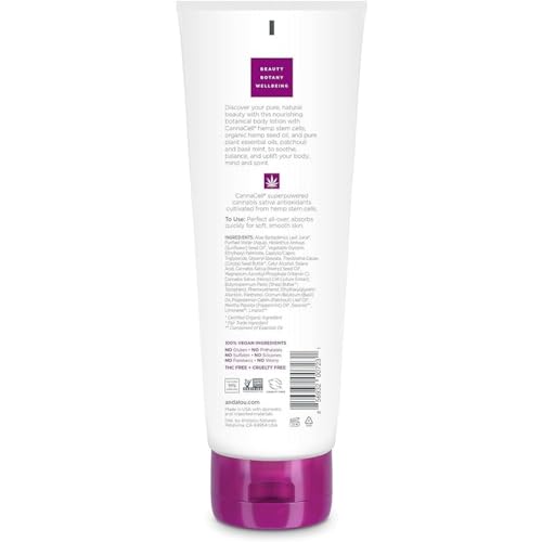 Andalou Naturals CannaCell Body Lotion, Ritual, 8.5 Ounce