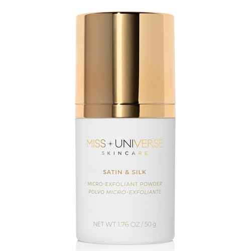 Satin and Silk Exfoliating Cleanser 1.76 oz, Hydrating Facial Cleanser for Women and MenFacial Skin Care Product with Bamboo Beads, Exfoliating Face Wash for Women and Men