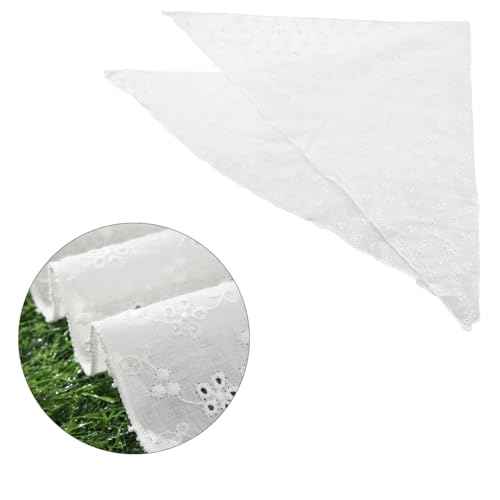 White Bandana Headband for Women Simplicity Head Scarf for Girls Cute Adjustable Bandanas for Women