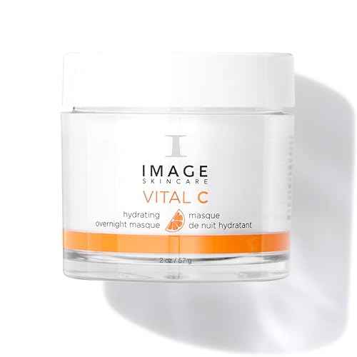 IMAGE Skincare, VITAL C Hydrating Overnight Masque, Revitalizing Sleeping Facial Mask with Blue-Green Algae Extract and Hyaluronic Acid, 2 oz