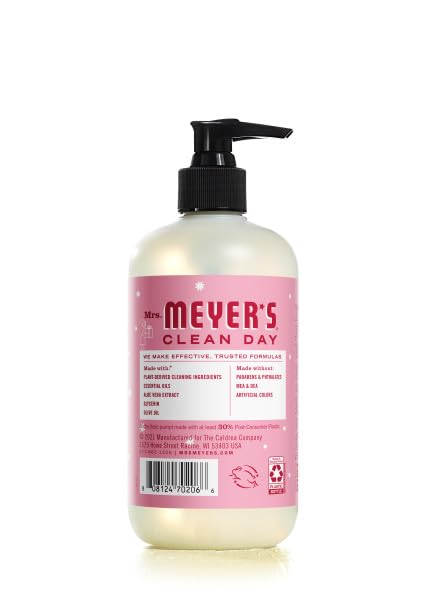 MRS. MEYER'S CLEAN DAY Peppermint Liquid Hand Soap Peppermint, 12.5 oz. (Pack of 4)