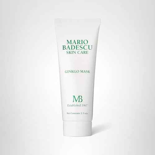 Mario Badescu Ginkgo Mask, Hydrating Skin Care Face Mask for Men and Women with Shea Butter and Vitamin E, Nourishing Facial Mask for Softer, Smoother, Radiant Complexion, 2.5 Oz