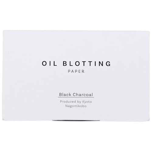 Oil Blotting Paper 100 Sheets,pack of 1 ? Natural Black Charcoal Facial Tissues with Premium Washi Japanese Paper, Portable Easy Dispensing, Made in Japan, Skin-Care & Makeup Essential