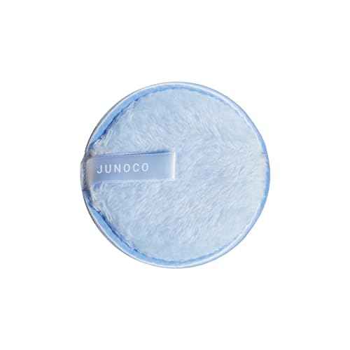JUNO & Co. Reusable Makeup Remover Pad, Washable Face Cleansing Pad Blue