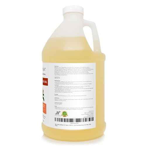 velona Safflower Oil 1 Gallon / 128 Fl Oz | 100% Pure and Natural Carrier Oil | Refined, Expeller Pressed | Cooking, Skin, Hair, Body & Face Moisturizing | Use Today - Enjoy Results