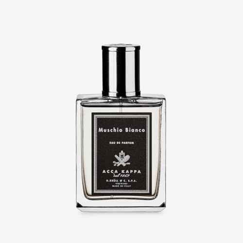 Acca Kappa White Moss Eau de Parfum 100 mL Lemon Juniper Lavender Musk Fresh Italian Fragrance for Men and Women