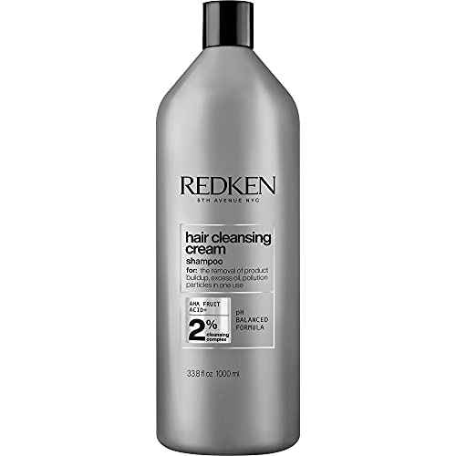 Redken Detox Hair Cleansing Cream Clarifying Shampoo For All Hair Types - Removes Buildup and Strengthens Hair Cuticle