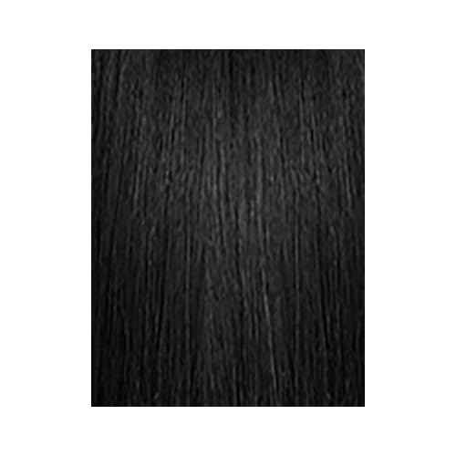 Sensationnel Pearlish multi bundle - straight deep pearl conditioned 15a soft remy beauty supply sew in or glue on human hair layered lengths (12 14 16 inch, NATURAL/BLACK)