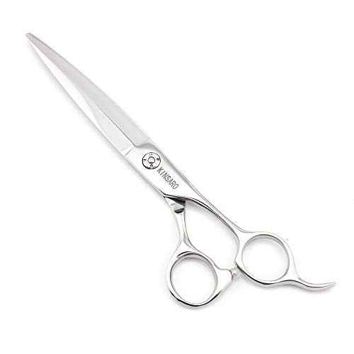 Barber Scissors 7" Professional Sliding Hair Scissors Willow Shape Sliding Hair Shears Professional Haircut Razor Edge 440c Barber Shears KINSARO for Hairdresser Barbershop or Home Use