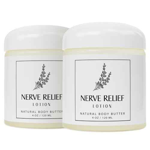 Neuropathy Cream, Nerve Relief Lotion Cream with Magnesium Chloride and Pure Ingredients Oasis for Feet Hands Non-Greasy for Day Night Bear in Mind Gifts for Mama Women Men, 2 Packs
