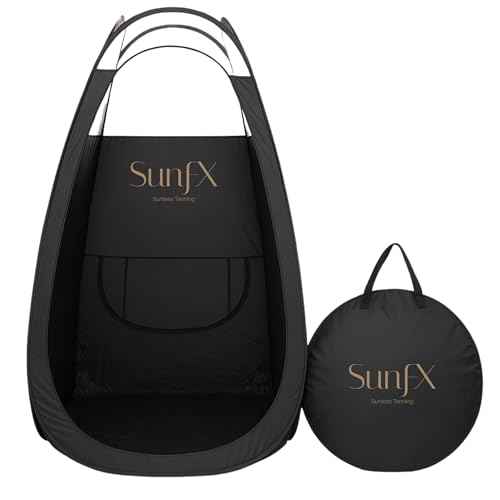 SunFX Professional Pop Up Tent | Sunless Tanning Booth for Home or Salon Use with Carrying Bag