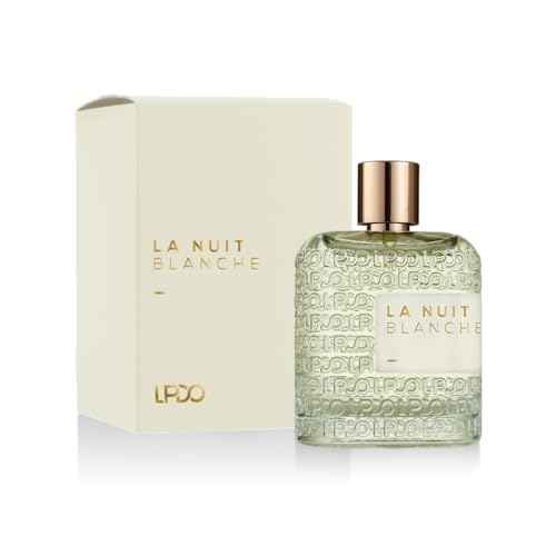 LPDO La Nuit Blanche EDP Unisex 100ml Perfume - Exotic Top Notes of Caramel & Milk - Heart Combines the sweet Honey & the spicy Tonka Bean - Enveloping Base of Vanilla & White Musk - Made in Italy