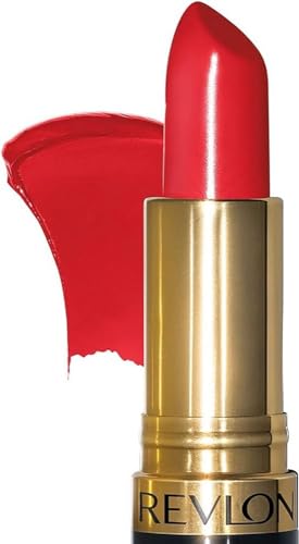 Revlon Super Lustrous Lipstick, with Vitamin E and Avocado Oil, Cream Lipstick, 654 Ravish Me Red, 0.15 oz (Pack of 2)