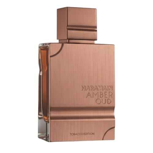 Al Haramain Amber Oud Tobacco Edition for Unisex - Arabian Perfume for Women & Men - Long Lasting Fragrance with Notes of Tobacco Leaf, Cinnamon, Vanilla, Dried Fruit - Arabic Cologne - 2 oz EDP Spray