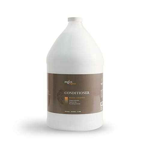 Zogics Organics Conditioner ? Organic Conditioner for Hair, Hydrating Deep Conditioner with Natural Ingredients like Honey Powder, Aloe Vera, Avocado, and Jojoba (Honey Coconut, 1 Gallon)
