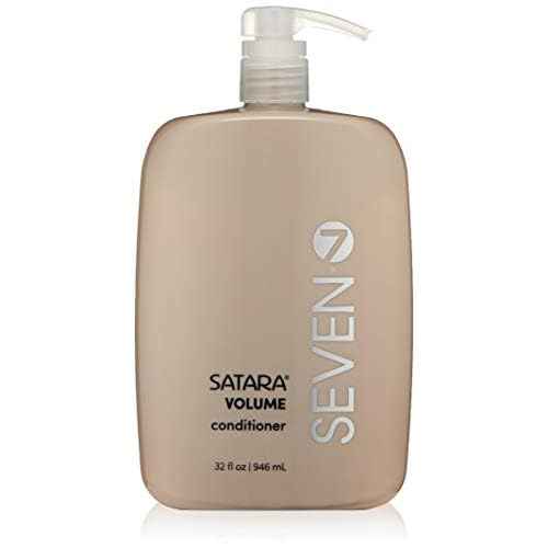 SEVEN Hair Care Satara Volume Conditioner for Women & Men, Sulfate + Paraben Free, Cruelty Free, Argan Oil, Pro Vitamin B5, Hydrolyzed Quinoa, Grapeseed Oil for Flat + Limp Hair Made in USA