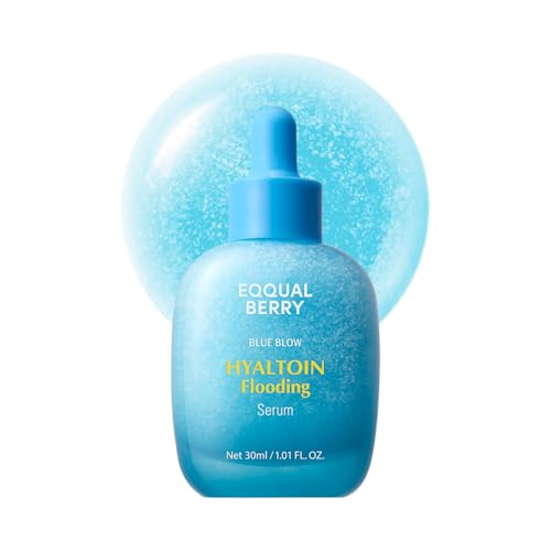 EQQUALBERRY Hyaltoin Flooding Smoothie Serum ? Deep Hydrating Korean Skin Care with 11 Hyaluronic Acids, Ectoine & Glacier Water, Barrier-Strengthening with 5 Ceramides, Fresh Glow (1.01oz / 30ml)