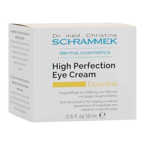 Schrammek High Perfection Eye Cream (0.5 fl oz) - Eye Care Product - Reduces Lines & Shadows Under the Eyes - Caffeine Eye Cream - Skin Care - Dr