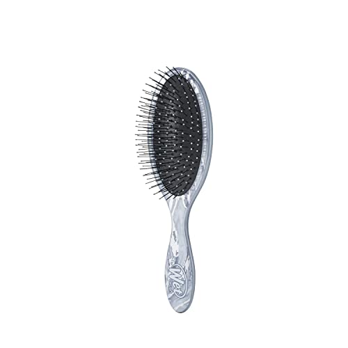 Wet Brush Original Detangler Hair Brush - Silver (Metallic Marble) - All Hair Types - Ultra-Soft IntelliFlex Bristles Glide Through Tangles with Ease - Pain-Free Comb for Men, Women, Boys and Girls