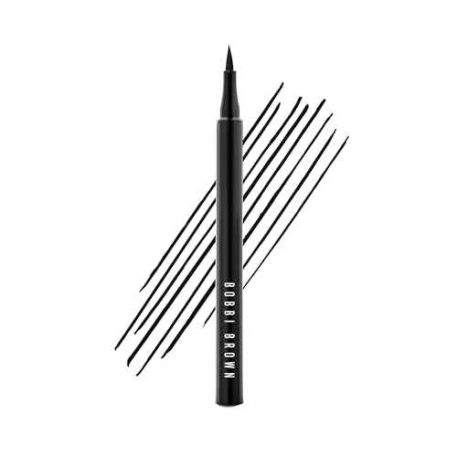 Bobbi Brown Ink Liner | Pen-Style, Easy-Glide Liquid Eyeliner, 0.03 Fl Oz, Blackest Black