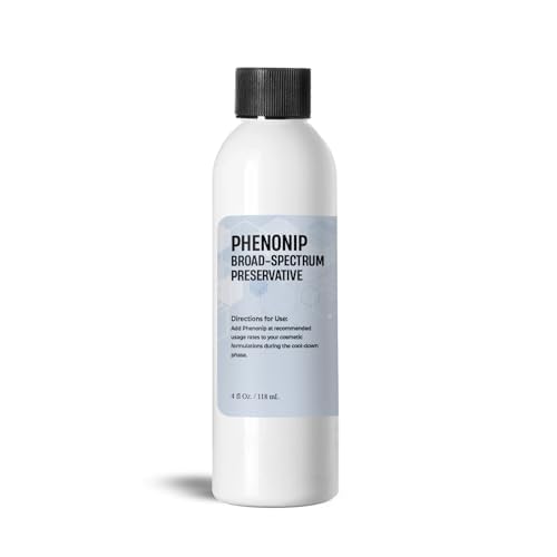Phenonip (4 Ounce / 118 mL), Phenonip Natural Preservative for Lotion, Cream, Phenonip Organic Preservative DIY Lotion and Scrub by Talsen Chemicals