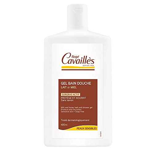 Rog? Cavaill?s Gel Bain Douche Surgras Lait et Miel 400ml